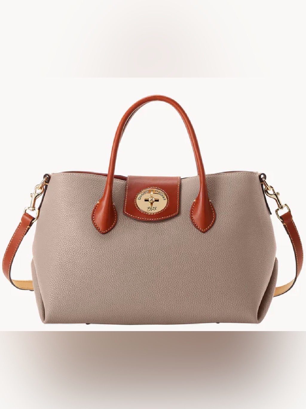 #561. Dooney And Bourke Pebble Turnlock Handle Tote 30. Nwt